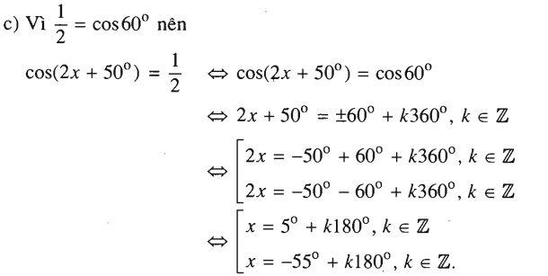 giải phương trình hàm cos