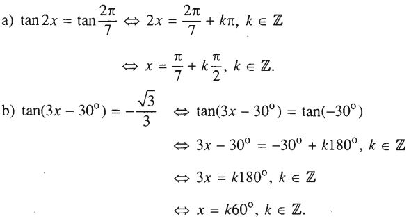 giải phương trình hàm tan