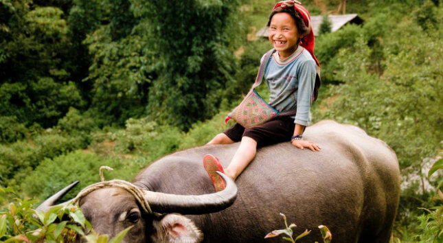 friendly smile of vietnamese