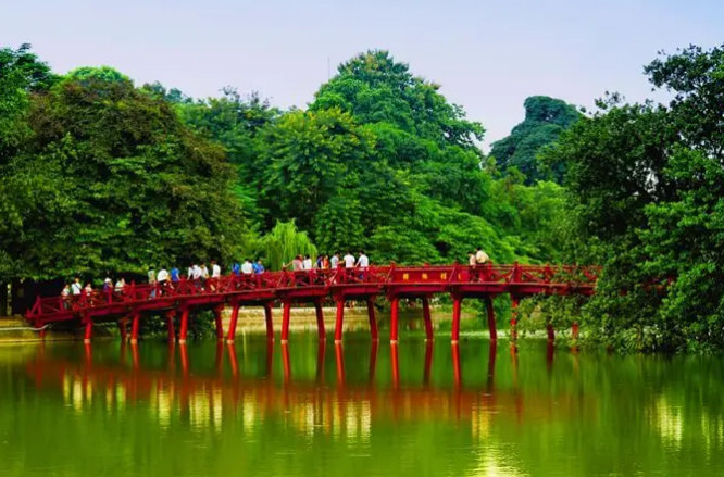 Hoan Kiem Lake and Ngoc Son