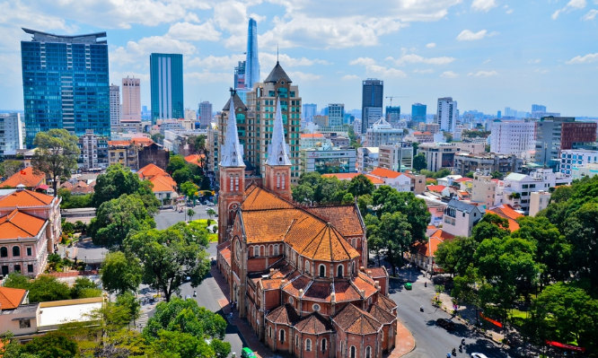 Notre Dame Cathedral in Ho Chi Minh