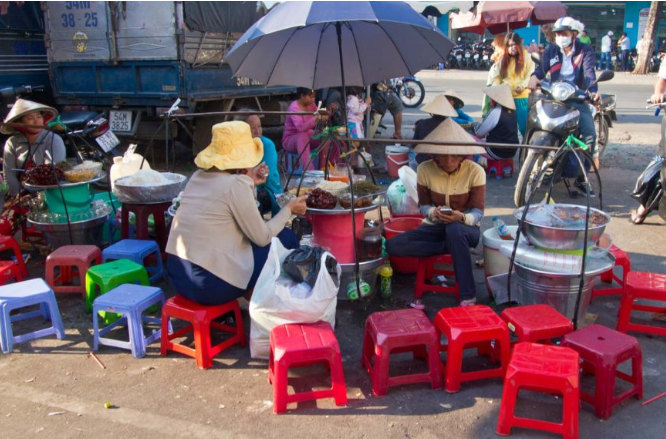 street food in Ho Chi Minh