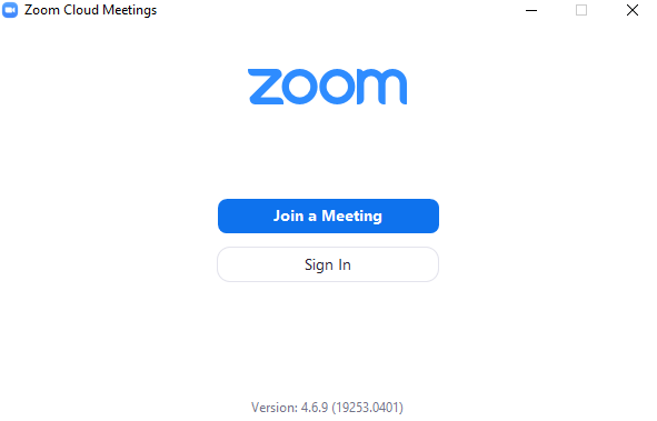 giao diện ứng dụng Zoom Meeting