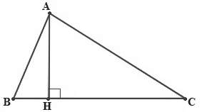 Tính khoảng cách từ đỉnh tới cạnh trong tam giác
