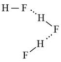 Liên kết hydrogen giữa các phân tử HF