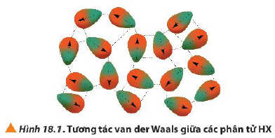 Tương tác Van de Waals giữa HX .  phân tử