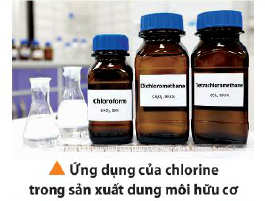 Ứng dụng của Halogen Clo trong sản xuất dung môi hữu cơ Hóa học 10 bài 17
