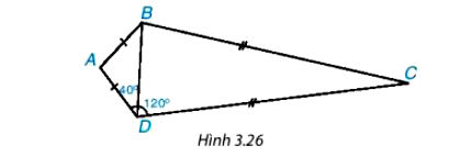 Bài 3.11 trang 56 Toán 8 Tập 1 Kết nối tri thức