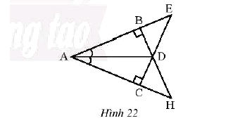vận dụng 4 trường hợp bằng nhau của 2 tam giác vuông