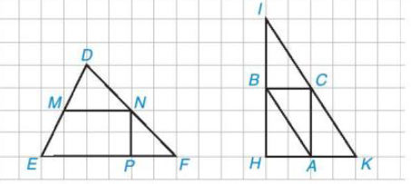 Ví dụ đường trung bình của tam giác