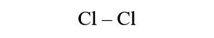 Công thức cấu tạo của Chlorine Cl2