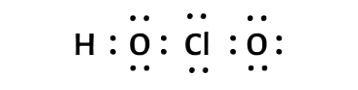 Công thức electron của HClO2