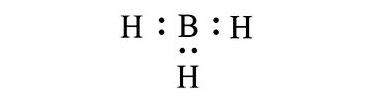 Công thức electron của BH3