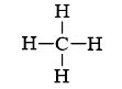 Công thức cấu tạo của Methane