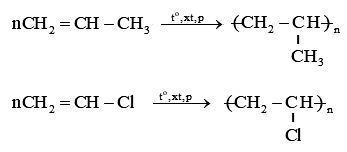 phản ứng trùng hợp tạo polyme