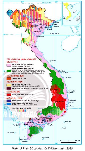 Phân bố các dân tộc Việt Nam