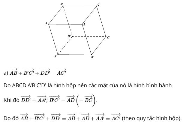 Câu a bài 1 trang 50 Toán 12 tập 1 Chân trời sáng tạo