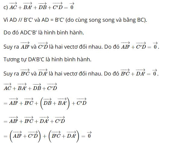 Câu c bài 1 trang 50 Toán 12 tập 1 Chân trời sáng tạo