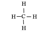 Viết công thức Lewis của phân tử CH4