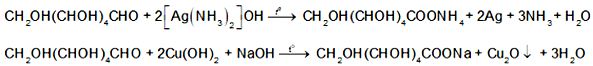 glucose phản ứng với thuốc thử Tollens