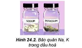 Bảo quản Na, K trong dầu hỏa