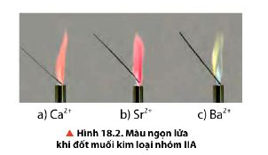 Nhận biết các ion Ca2+ Ba2+ và Sr2+