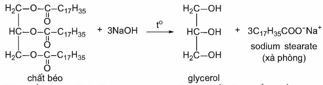 Phản ứng sản xuất xà phòng