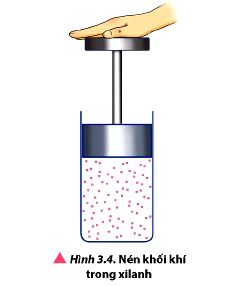 Thực hiện công nén khối khí trong xi lanh