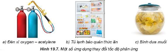 Một số ứng dụng của việc thay đổi tốc độ phản ứng