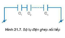 Lý thuyết Vật lí 11 Kết nối tri thức bài 21: Tụ điện: Điện dung của tụ điện, bộ tụ nối tiếp, bộ tụ song song