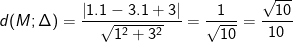 Cách tính khoảng cách giữa 2 điểm, khoảng cách từ điểm tới đường thẳng - Toán hình 10